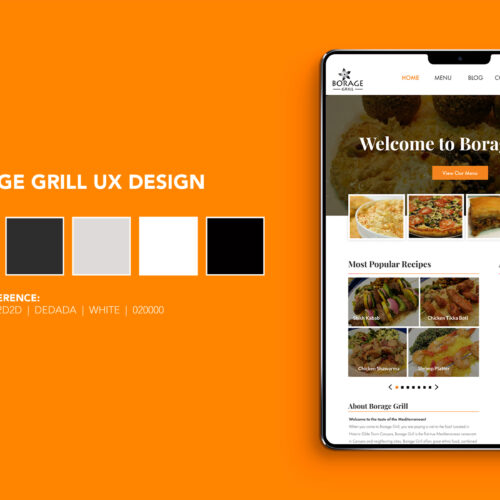 Borage Grill UX Design